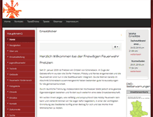 Tablet Screenshot of feuerwehr-pretzien.com